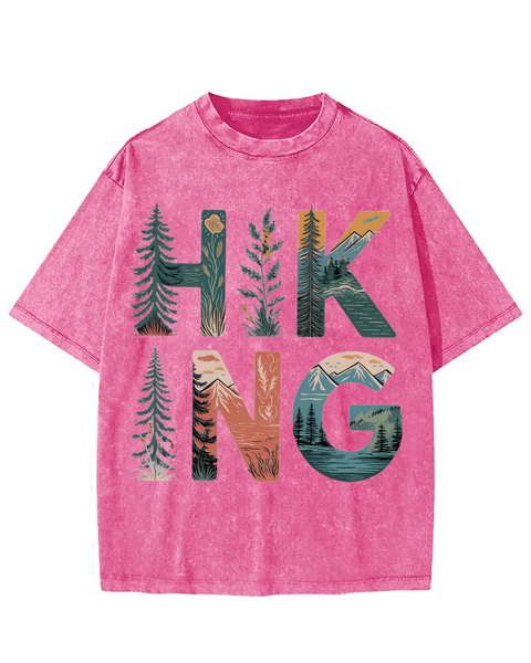 The Nature And The Hiking Washed T-shirt