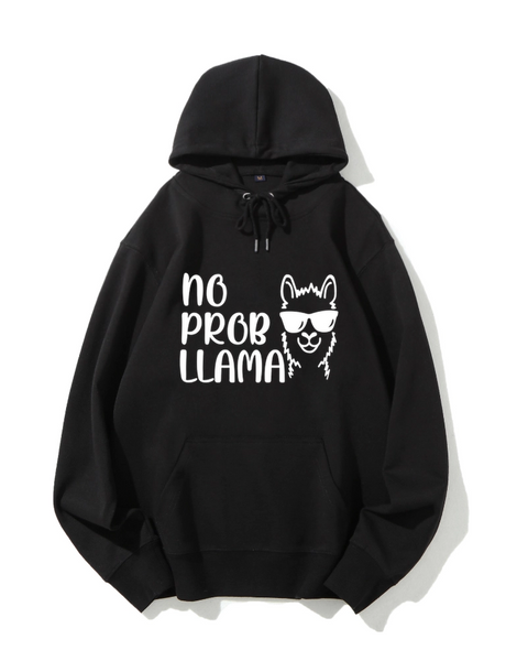 No Prob Llama Funny Classic Hoodie