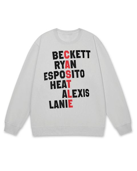 Detective Crew Name Line Vibe Castle Case Sweatshirt