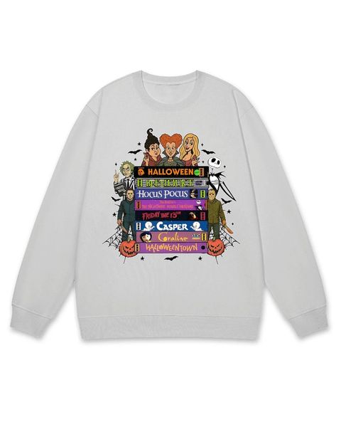 Halloween Film Icons & Spooky Decor Sweatshirt