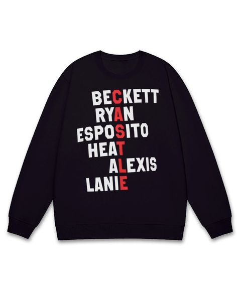 Detective Crew Name Line Vibe Castle Case Sweatshirt