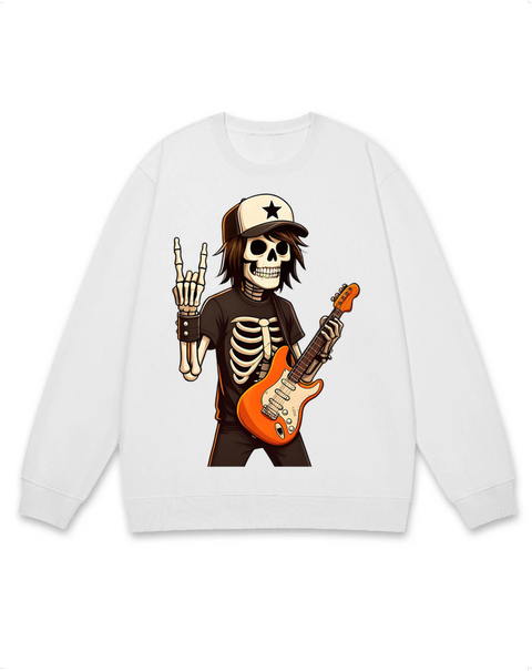 Skeleton Rock Guitarist Sweatshirt