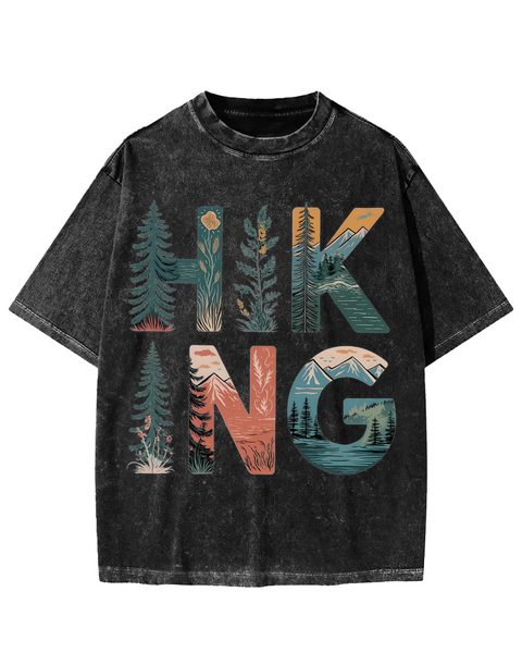 The Nature And The Hiking Washed T-shirt
