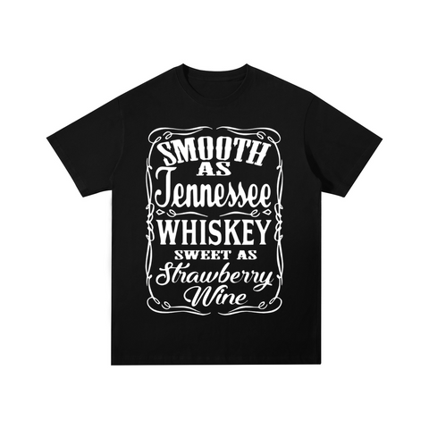 Tennessee Whiskey And Strwaberry Wine Cotton T-shirt