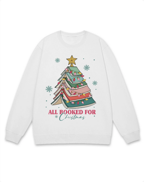 All Booked For Christmas Sweatshirt