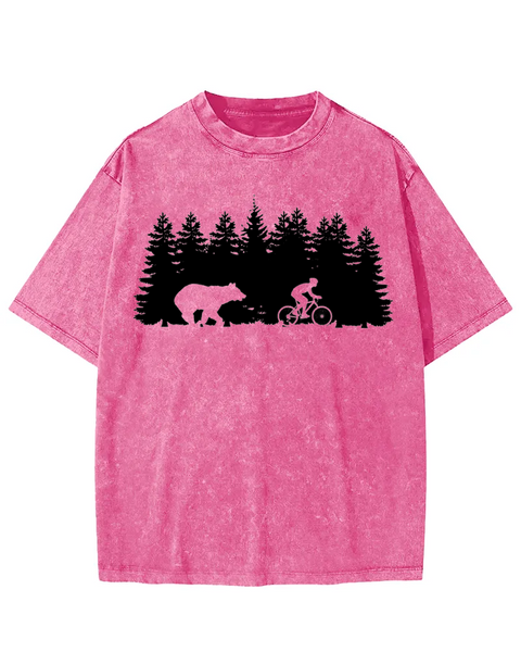 Outdoor Cyclist Washed T-shirt