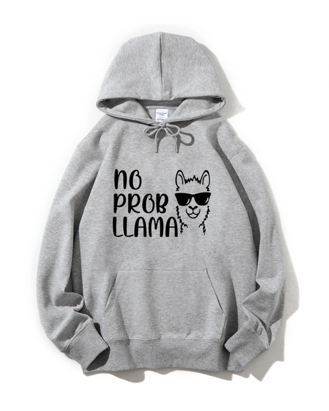 No Prob Llama Funny Classic Hoodie