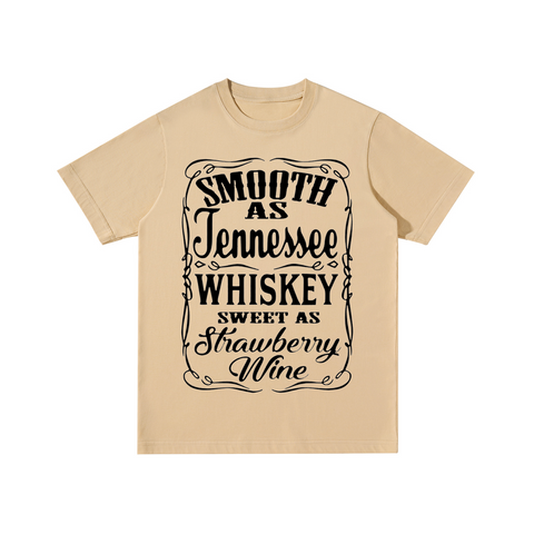 Tennessee Whiskey And Strwaberry Wine Cotton T-shirt