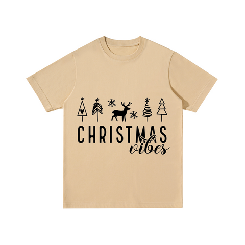 Christmas Vibes Cotton T-shirt
