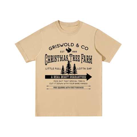 Christmas Tree Farm Cotton T-shirt