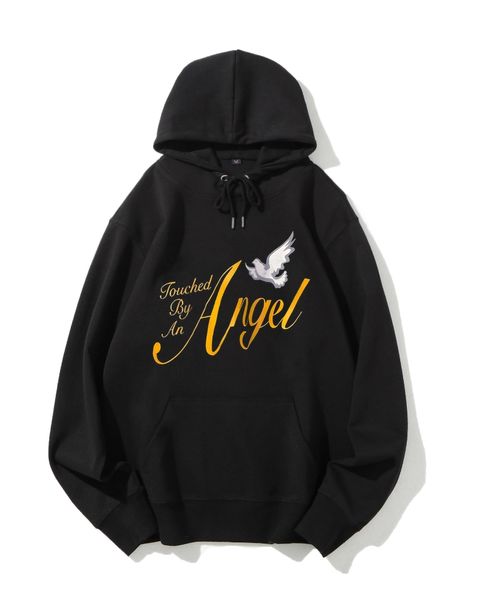 Angel-Themed Catchphrase Graphic Classic Hoodie