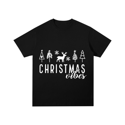 Christmas Vibes Cotton T-shirt