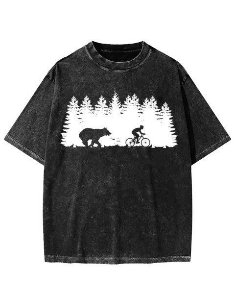Outdoor Cyclist Washed T-shirt