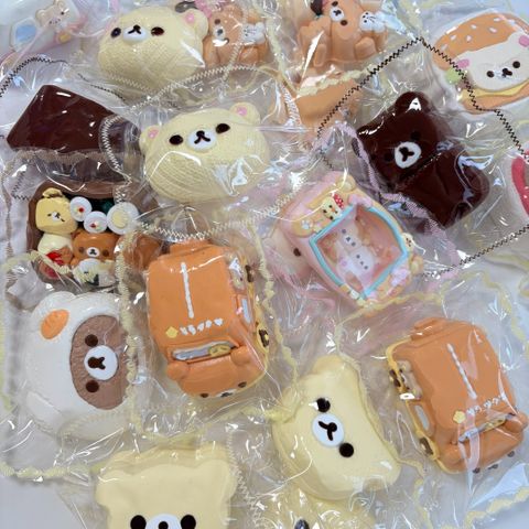 【リラックマシリーズ】手作りタバスクイーズストレス解消おもちゃスローリバウンド