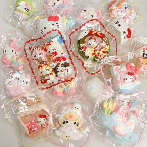 【猫neko~シリーズ002】手作りタバスクイーズストレス解消おもちゃスローリバウンド