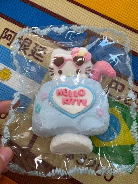 [KT Cat] Linkage series pinching water feeling slow rebound toy reduces pressure handmade creative design children's toys cute link pressure