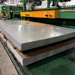 Stainless Steel Sheet 2B mill finish stacked in warehouse
