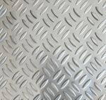 3 ribs pattern aluminium embossed sheet 1mm thickness