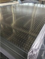 3 ribs pattern aluminium embossed sheet factory price 