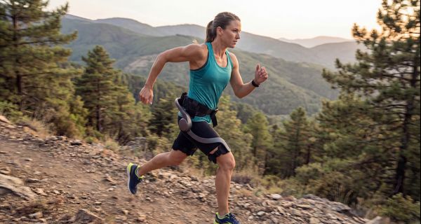 downhill with exoskeleton