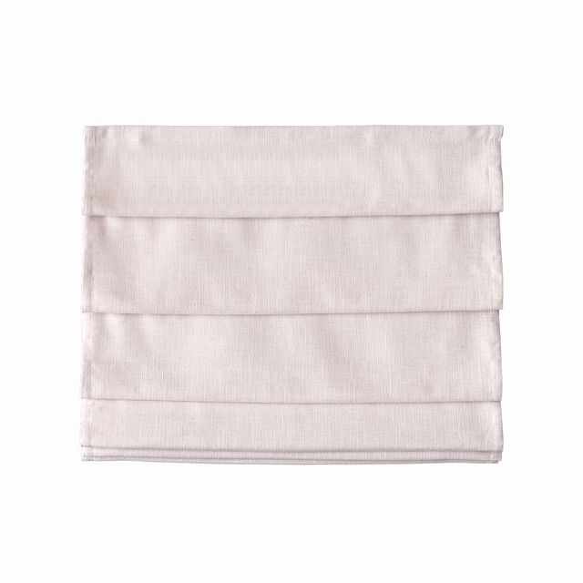 No-Drill Lowen Soft Fold Linen Roman Shades