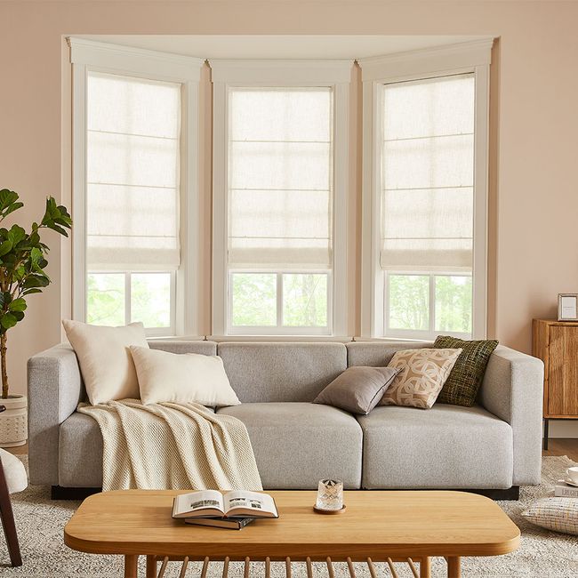 Roman Shades for Soft Fabric Elegance