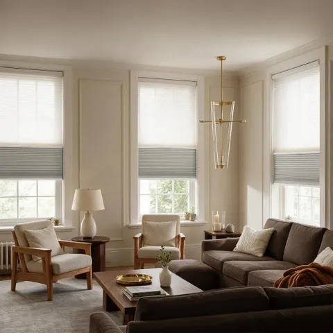 Textured Day and Night Cellular Shades