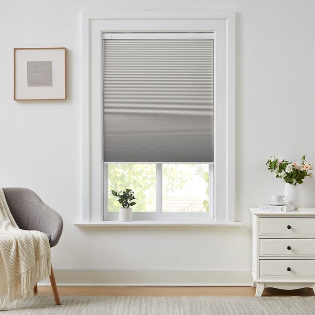 No-Drill Textured Cellular Shades