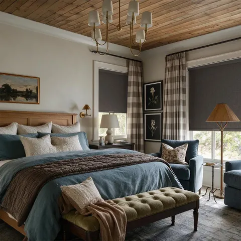 Cordless Modern Textured Roller Shades