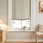 roman shades for bedroom