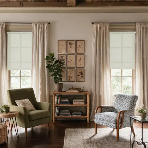 Cordless Modern Textured Roller Shades