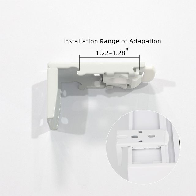 Motorized Roman Shades Mounting Brackets