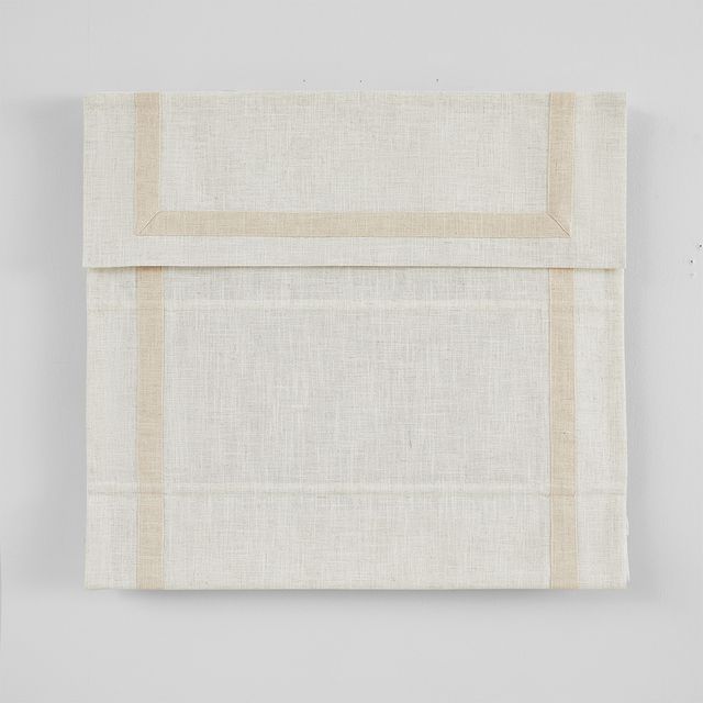 No-Drill Lowen Linen Roman Shades