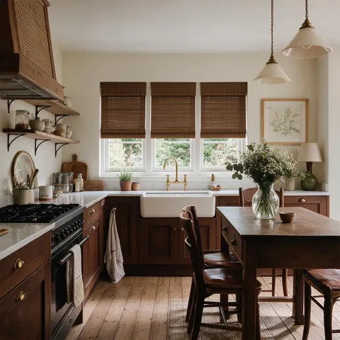 Remy Bamboo Roman Shades