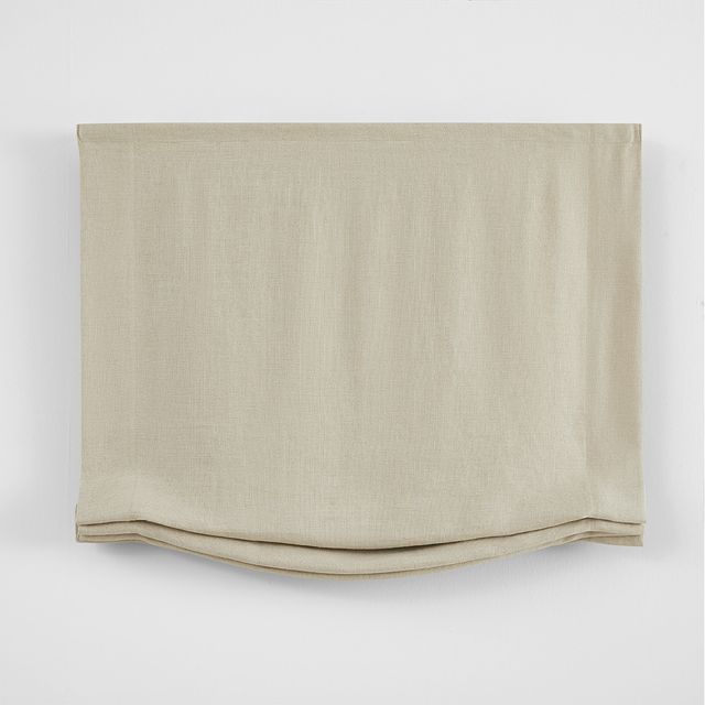 Luna Linen Relaxed Roman Shades