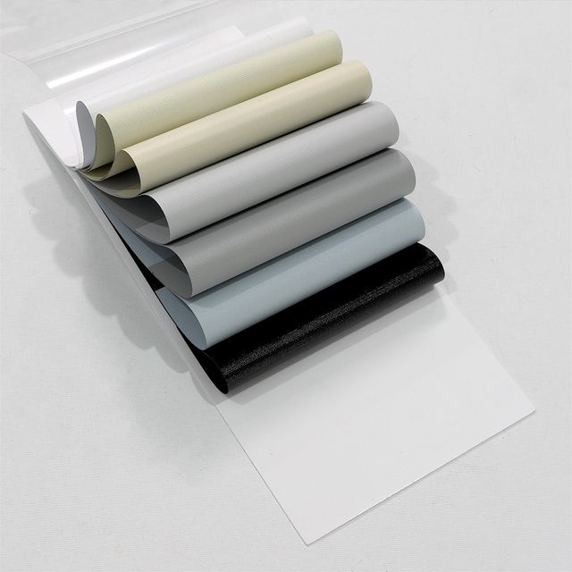 Vinyl Blackout Roller Shades Fabric Swatch