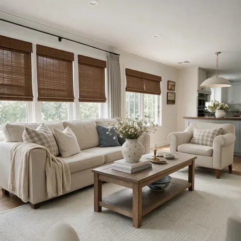 Remy Bamboo Roman Shades