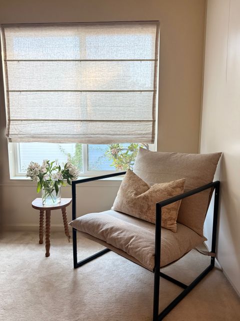 Luna Linen Roman Shades