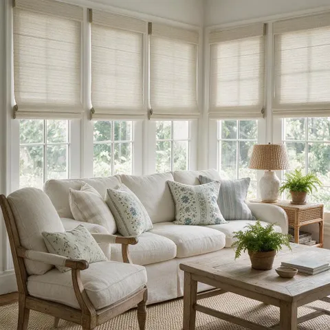 Ethan Bamboo Roman Shades