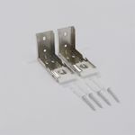 Motorized Dual Roller Shades Mounting Brackets