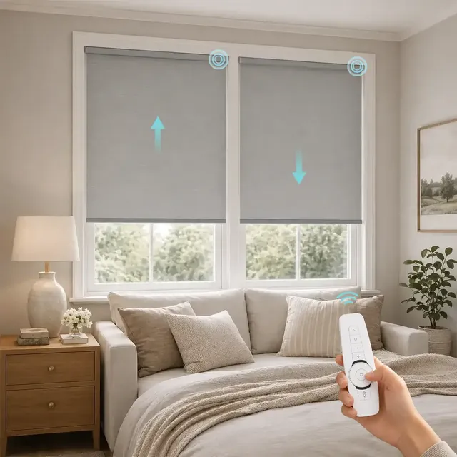 SOVOEN NightStrata 100% Blackout Roller Shades