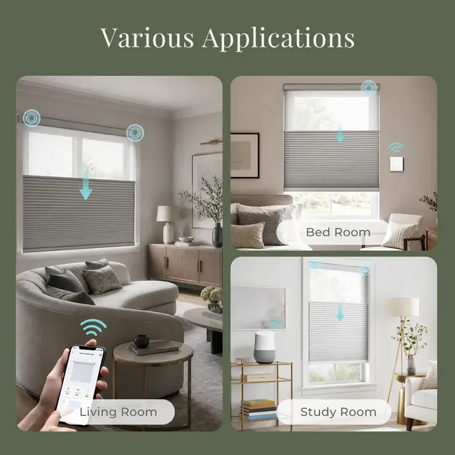 SOVOEN TwinCell Day Night Blackout Cellular Shades