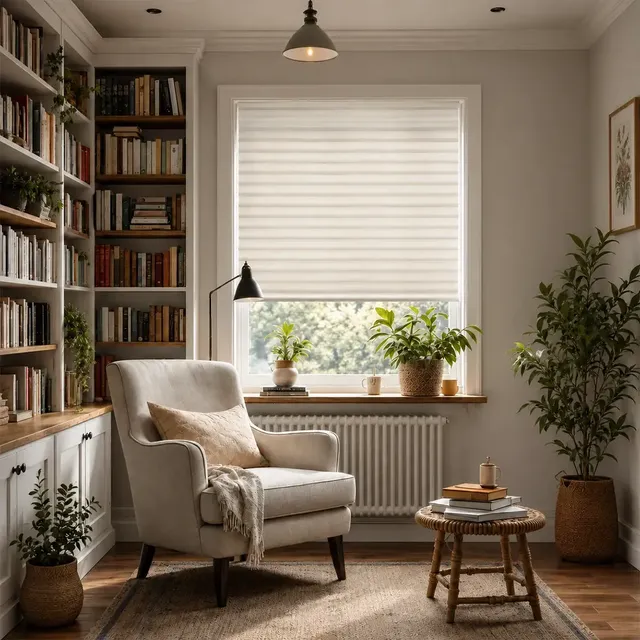 SOVOEN Linenova Custom Motorized Light Filtering Sheer Shades