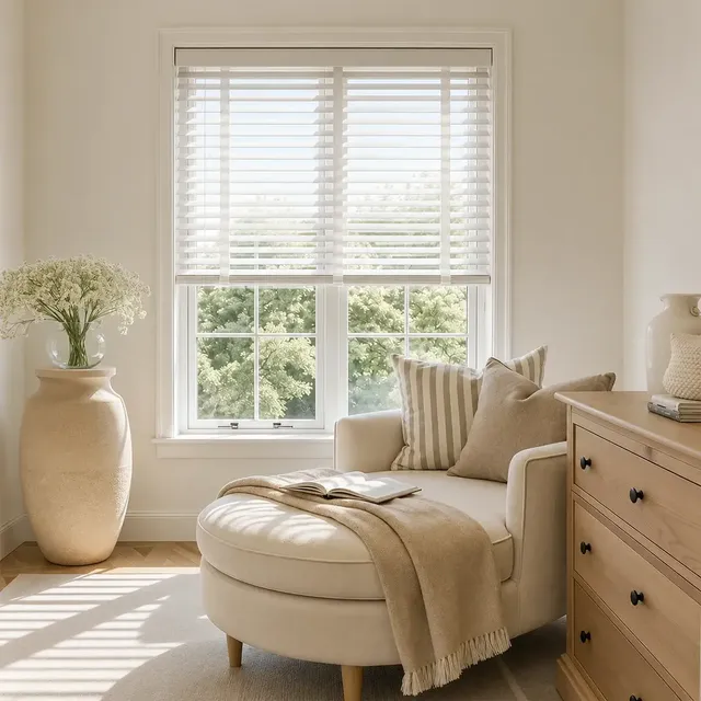 SOVOEN WoodCraft Custom Motorized Wood Blinds