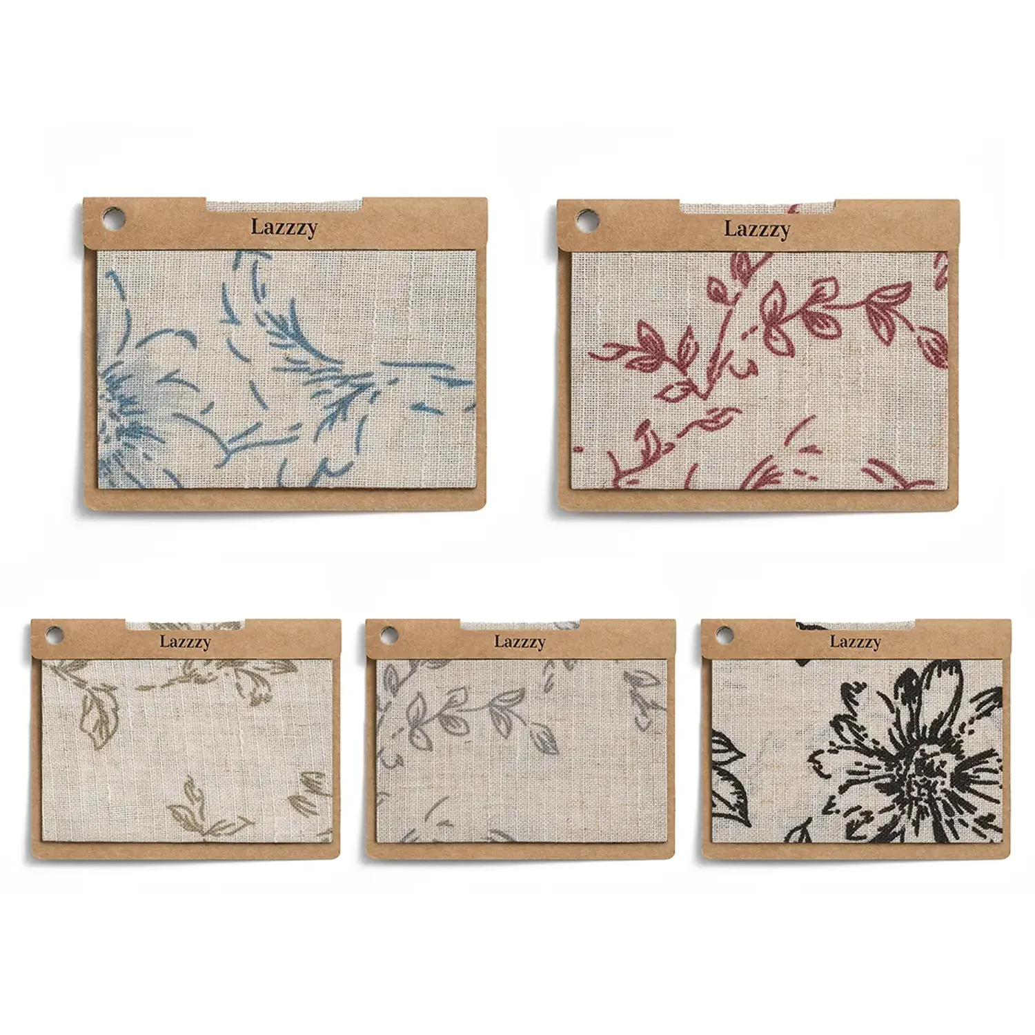 Alice Linen Fabric Swatch - Curtain Samples | Lazzzy Deco