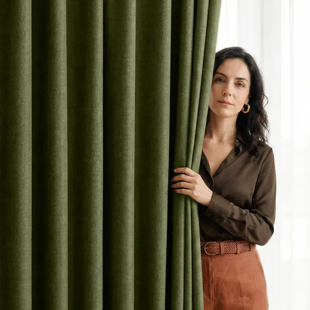 Savanna Woven Textured Blackout Curtain