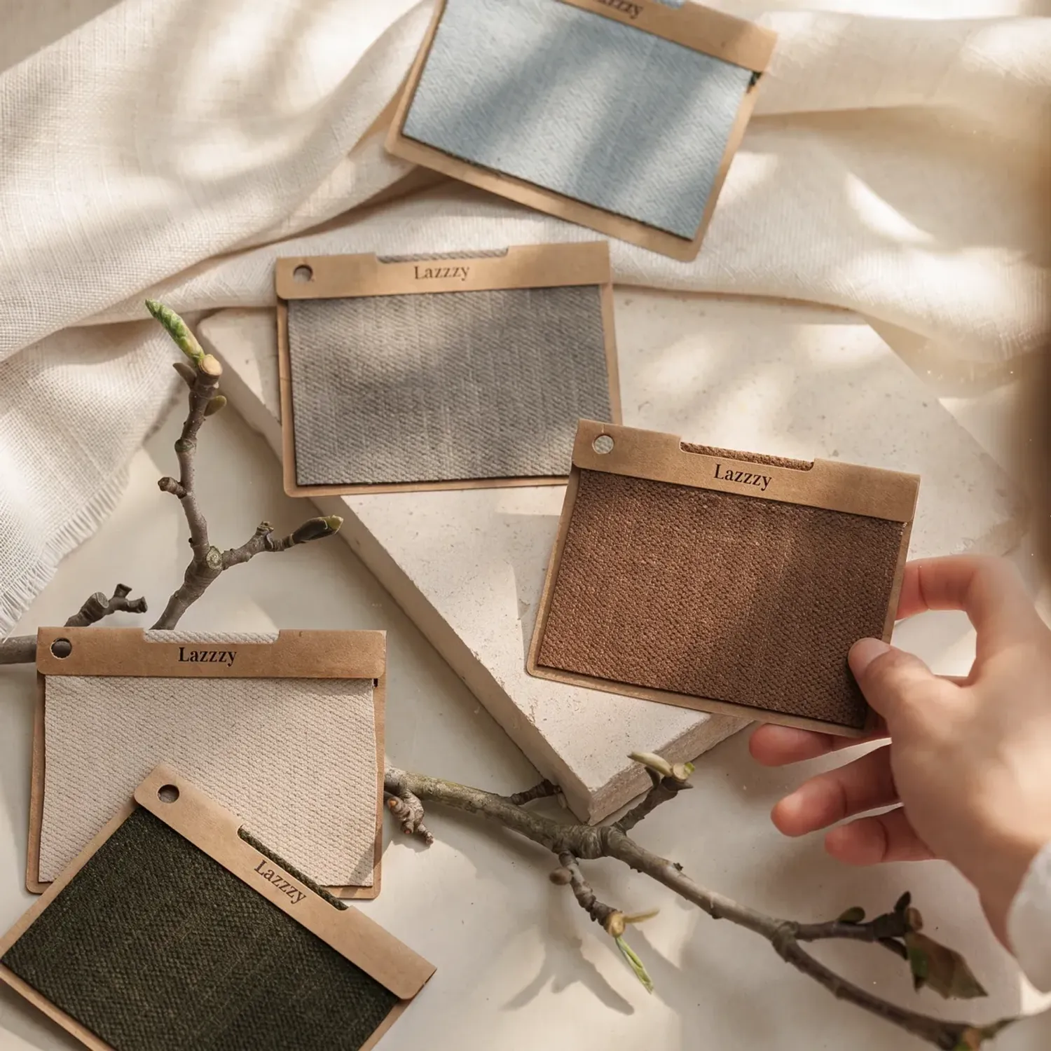 rustic fabric sample