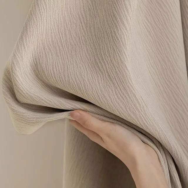 Solbreeze Organic Striped Chenille Blackout Curtain