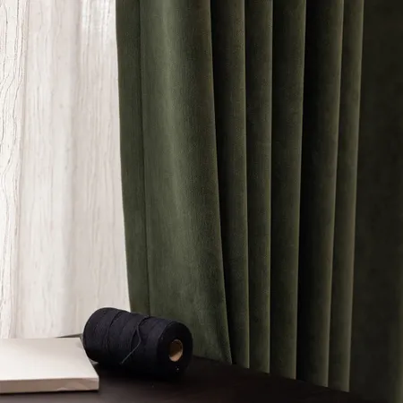 the details of Moonlit Dual-Sided Chenille Blackout Curtain