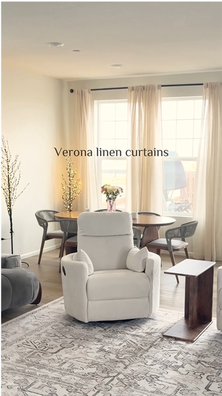 Verona Textured Linen Curtains